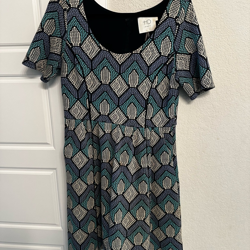 HD in Paris Multicolor Knit Dress from Anthropologie.